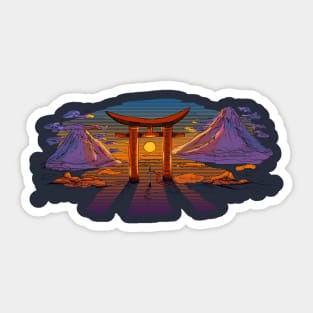 Shinto Mountain. Sticker